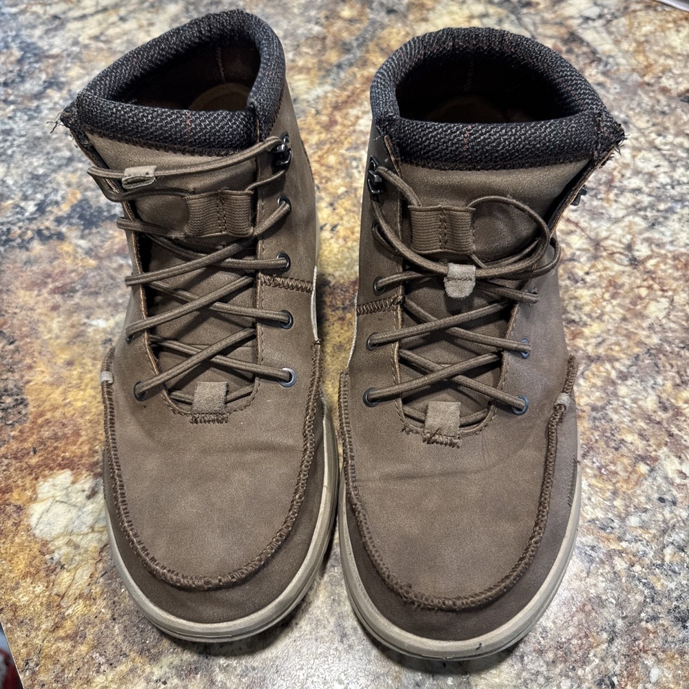 Hey Dude Bradley Boot Leather Walnut - Men's Size 10
